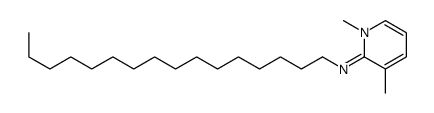 N-hexadecyl-1,3-dimethylpyridin-2-imine结构式