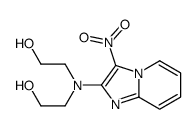 2-[2-hydroxyethyl-(3-nitroimidazo[1,2-a]pyridin-2-yl)amino]ethanol结构式