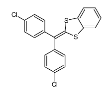 2-[bis(4-chlorophenyl)methylidene]-1,3-benzodithiole结构式