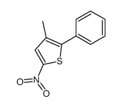 3-methyl-5-nitro-2-phenylthiophene结构式