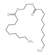 Decanoic acid,1,1'-(1,2-ethanediyl) ester Structure