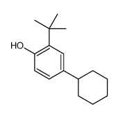 2-tert-butyl-4-cyclohexylphenol结构式