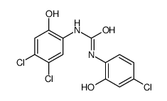 1-(4-chloro-2-hydroxyphenyl)-3-(4,5-dichloro-2-hydroxyphenyl)urea Structure