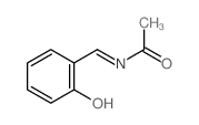 Acetamide,N-[(2-hydroxyphenyl)methylene]-结构式