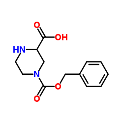 4-CBZ-2-哌嗪甲酸结构式