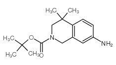 tert-Butyl 7-amino-4,4-dimethyl-3,4-dihydroisoquinoline-2(1H)-carboxylate picture