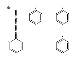 triphenyl(4-phenylbut-1-en-3-yn-2-yl)stannane结构式