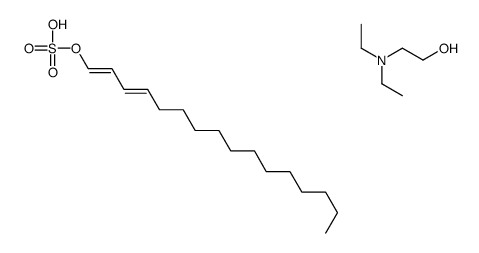 2-(diethylamino)ethanol,[(1E,3E)-hexadeca-1,3-dienyl] hydrogen sulfate结构式