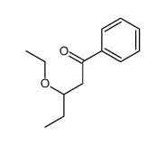 3-ethoxy-1-phenylpentan-1-one Structure