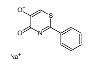 sodium,4-oxo-2-phenyl-1,3-thiazin-5-olate结构式