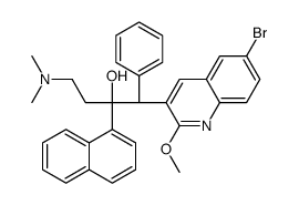 cis-1-(6-Bromo-2-methoxyquinolin-3-yl)-4-(dimethylamino)-2-(naphthalen-1-yl)-1-phenylbutan-2-ol picture