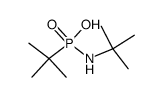 N,P-di-tert-butylphosphonamidic acid Structure