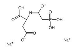 N-(Phosphonoacetyl)-L-aspartic acid 1,4-disodium salt结构式