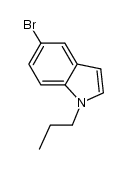5-bromo-1-propyl-1H-indole结构式