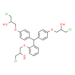 1,1'-[[[2-(3-chloro-2-hydroxypropoxy)phenyl]methylene]bis(4,1-phenyleneoxy)]bis[3-chloropropan-2-ol] picture