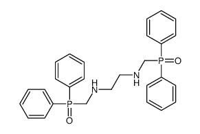 N,N'-bis(diphenylphosphorylmethyl)ethane-1,2-diamine结构式