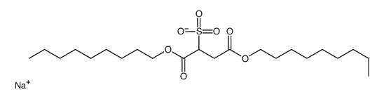 Sodium 1,4-bis(nonyloxy)-1,4-dioxo-2-butanesulfonate Structure