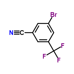 3-溴-5-三氟甲基苯腈结构式