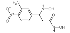 3-(3-amino-4-nitro-phenyl)-N-hydroxy-3-(hydroxyamino)propanamide Structure