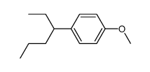 p-3-hexylanisole结构式
