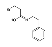 3-bromo-N-(2-phenylethyl)propanamide结构式