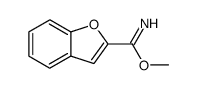 benzofuran-2-carboximidic acid methyl ester Structure