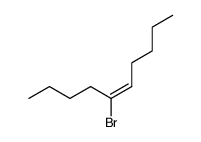 trans-5-bromo-5-decene Structure