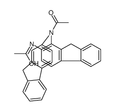 N-[1-[acetyl(9H-fluoren-2-yl)amino]-9H-fluoren-2-yl]acetamide结构式
