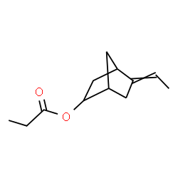 5-ethylidene bicyclohept-2-yl propionate structure