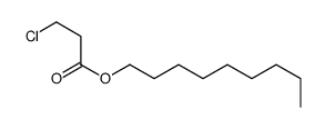 nonyl 3-chloropropanoate结构式