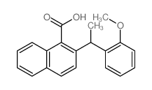 2-[1-(2-methoxyphenyl)ethyl]naphthalene-1-carboxylic acid Structure