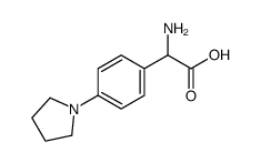 AMINO-(4-PYRROLIDIN-1-YL-PHENYL)-ACETIC ACID structure
