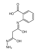 2-[(3-hydrazinyl-3-oxopropanoyl)amino]benzoic acid Structure