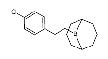 9-(4-chlorophenethyl)-9-borabicyclo[3.3.1]nonane结构式