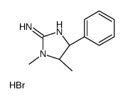 (4R,5R)-1,5-dimethyl-4-phenyl-4,5-dihydroimidazol-2-amine,hydrobromide Structure