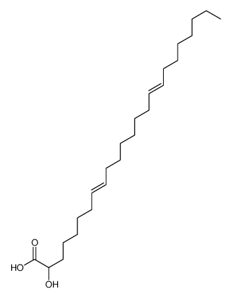 2-hydroxytetracosa-8,16-dienoic acid Structure