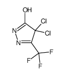 4,4-dichloro-3-(trifluoromethyl)-1H-pyrazol-5-one Structure