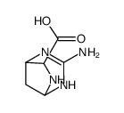 2,4,6-Triazabicyclo[3.2.1]oct-2-ene-7-carboxylicacid,3-amino-,endo-(9CI)结构式