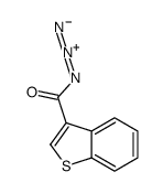 1-benzothiophene-3-carbonyl azide结构式