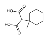 (1-methyl-cyclohexyl)-malonic acid Structure