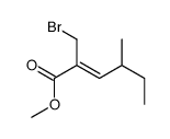 methyl 2-(bromomethyl)-4-methylhex-2-enoate Structure