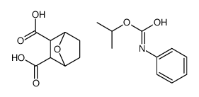 7-oxabicyclo[2.2.1]heptane-2,3-dicarboxylic acid,propan-2-yl N-phenylcarbamate Structure