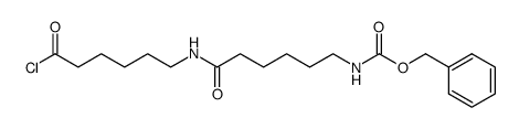 6-(6-benzyloxycarbonylamino-hexanoylamino)-hexanoyl chloride结构式