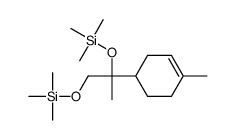 trimethyl-[2-(4-methylcyclohex-3-en-1-yl)-1-trimethylsilyloxypropan-2-yl]oxysilane结构式