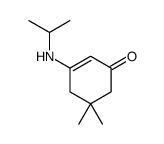 5,5-dimethyl-3-(propan-2-ylamino)cyclohex-2-en-1-one Structure