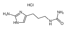 1-(3-(2-amino-1H-imidazol-4-yl)propyl)urea hydrochloride结构式