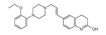 6-[(E)-3-[4-(2-ethoxyphenyl)piperazin-1-yl]prop-1-enyl]-3,4-dihydro-1H-quinolin-2-one结构式