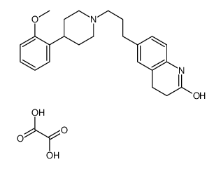 2(1H)-Quinolinone, 3,4-dihydro-6-(3-(4-(2-methoxyphenyl)-1-piperidinyl )propyl)-, ethanedioate(1:1)结构式