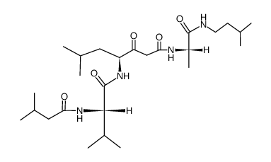 pepstatin ketone analog Structure