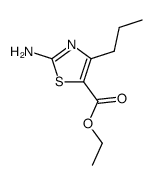 ethyl 2-amino-4-propyl-1,3-thiazole-5-carboxylate structure